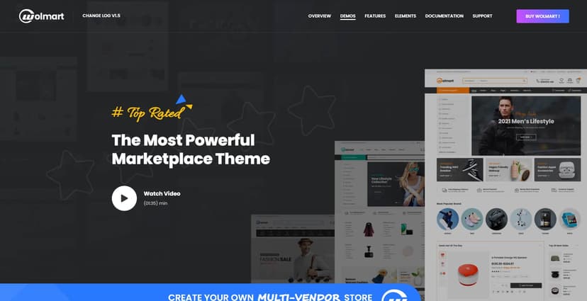 Wolmart - The Most Powerful Marketplace Theme